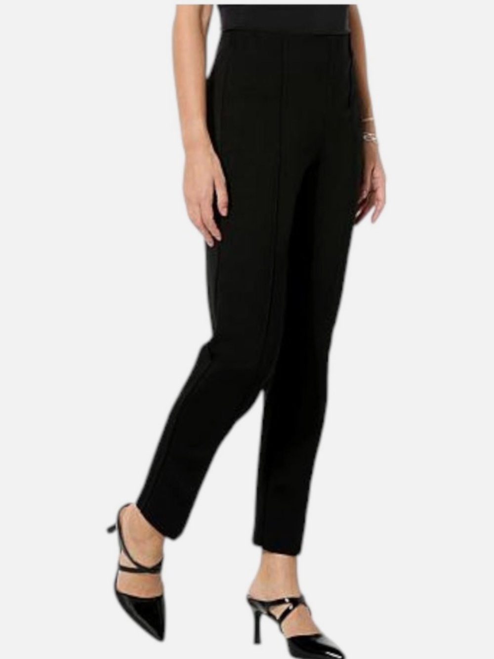 Christian Siriano Black Women's Slim Dress Pants
